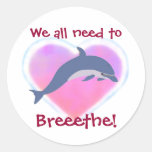 Dolphin Breathee sticker