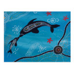 Dolphin & Calf Dreaming Postcard