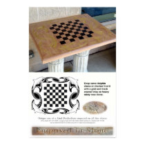 Dolphin Chessboard posters