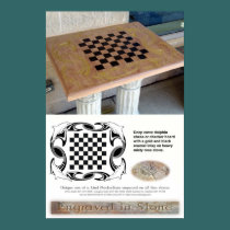Dolphin Chessboard posters