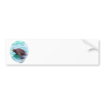 Dolphin Design Bumper Sticker