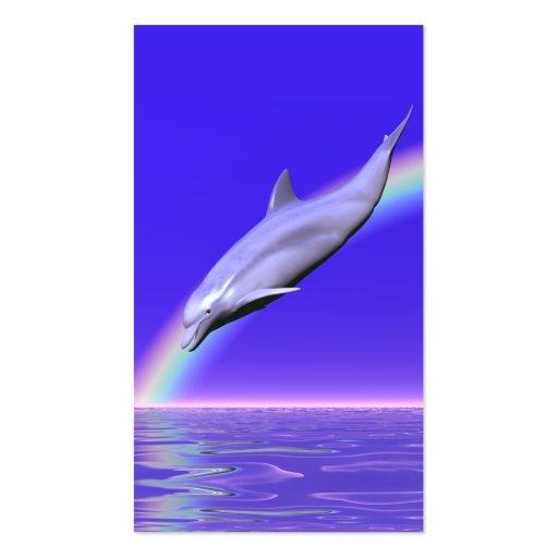 Dolphin Download - Business Business Card (front side)
