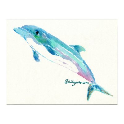 Dolphin Dreams Print and Poster Art by lillyarts