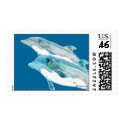 Dolphin Duet Custom Postage Stamps by lillyarts Dolphin Duet Custom Postage Stamps