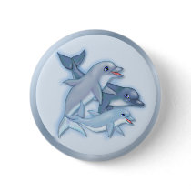 Dolphin Family buttons by Spice Dolphin Family buttons