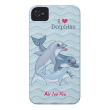 Dolphin Family Case-Mate Case-Mate iPhone 4 Cases