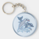 Dolphin Family Keychains