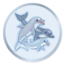 Dolphin Family stickers by Spice Dolphin Family stickers