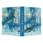 Dolphin fantasy art kids binder