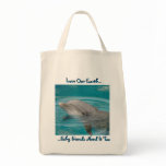 Dolphin Friend Tote Bags
