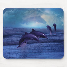 Dolphin fun and play mousepads