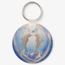 Dolphin Harmony keychains by harmonyart Dolphin Harmony keychains