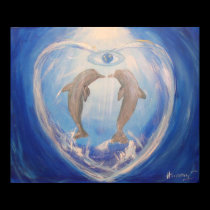 Dolphin Harmony posters by harmonyart Dolphin Harmony posters