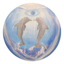 Dolphin Harmony Sticker
