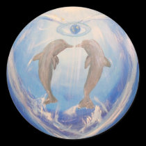 Dolphin Harmony stickers by harmonyart Dolphin Harmony stickers