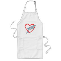 Dolphin Heart Apron