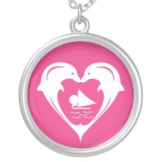 Dolphin Heart Custom Necklace