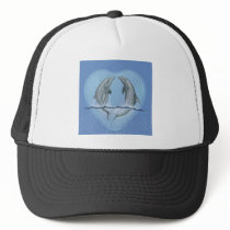 Dolphin Heart hats
