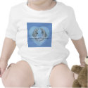 Dolphin Heart t-shirts