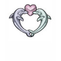 Dolphin Heart t-shirts by jesserin Dolphin Heart t-shirts