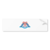 dolphin heart valentine bumper stickers by doonidesigns dolphin heart valentine bumper stickers