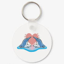 dolphin heart valentine keychains by doonidesigns dolphin heart valentine keychains