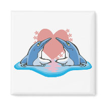 dolphin heart valentine magnets by doonidesigns dolphin heart valentine magnets