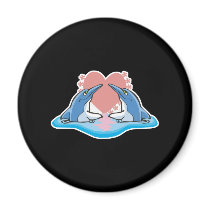 dolphin heart valentine magnets by doonidesigns dolphin heart valentine magnets