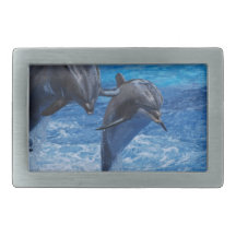 Dolphin Jumping Belt Buckle