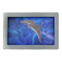 Dolphin Leaping Belt Buckle