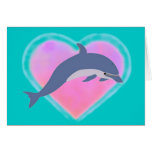 Dolphin Love card