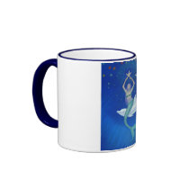 Dolphin Moon Mermaid Coffee Mugs