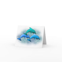Dolphin notecards