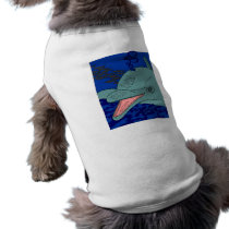 Dolphin On Blue pet clothing