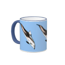 Dolphin Painting Coffee Mug by angela65 Dolphin Painting Coffee Mug