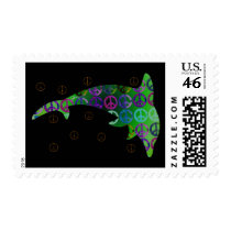 Dolphin Peace Monday Postage postage