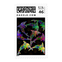 Dolphin Peace Pod Postage