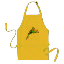 Dolphin Peace Sunday Apron