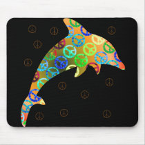 Dolphin Peace Sunday Mousepad