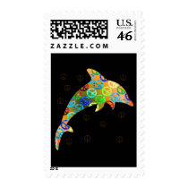 Dolphin Peace Sunday Postage
