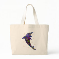 Dolphin Peace Thursday Bag by Jaenne Dolphin Peace Thursday Bag