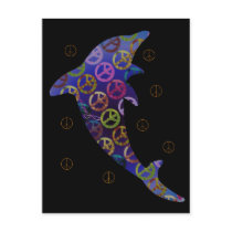 Dolphin Peace Thursday Postcard