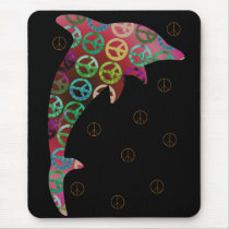 Dolphin Peace Tuesday Mousepad