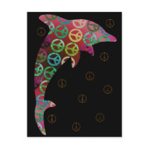 Dolphin Peace Tuesday Postcard