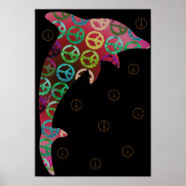 Dolphin Peace Tuesday Print