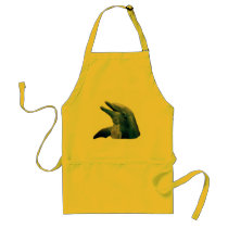 Dolphin Picture Yellow Apron