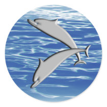 Dolphin Play Stickers
