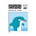 Dolphin Postage Stamp