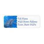 Dolphin Return Address Mailing Label