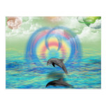 Dolphin Rising Postcard